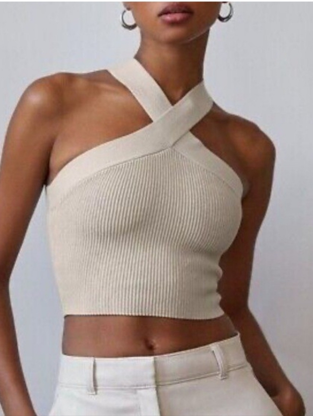 Aritzia Criss Cross Top Small